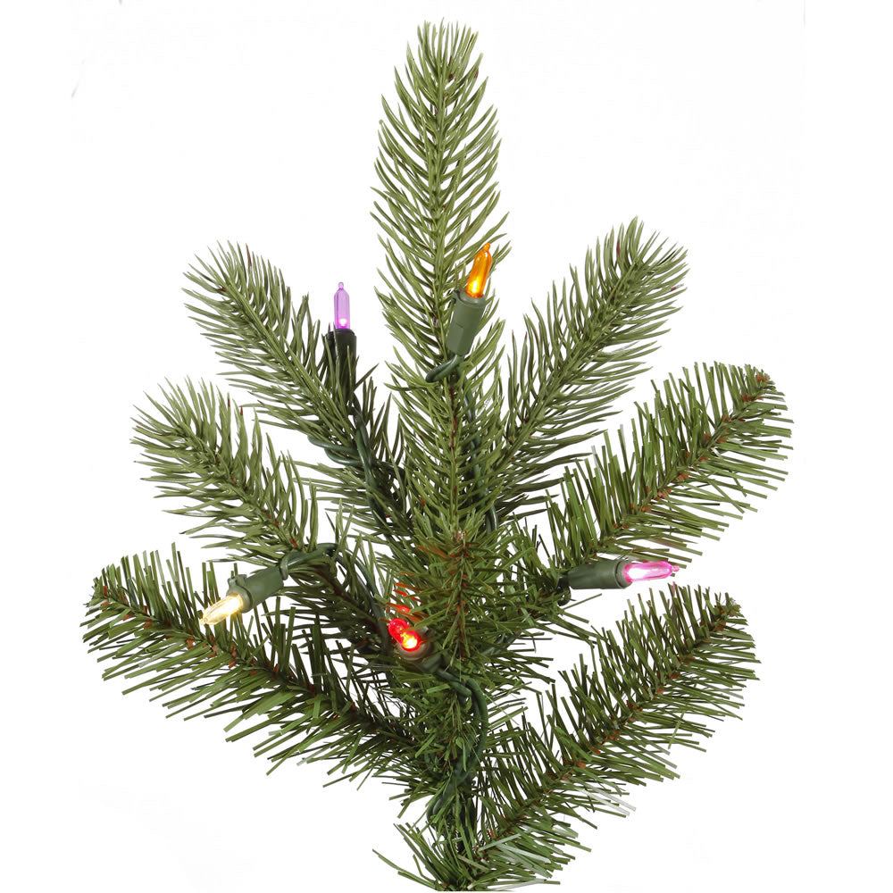 Vickerman 7.5' King Spruce Artificial Christmas Tree Multi-Colored Dura-Lit® LED Lights