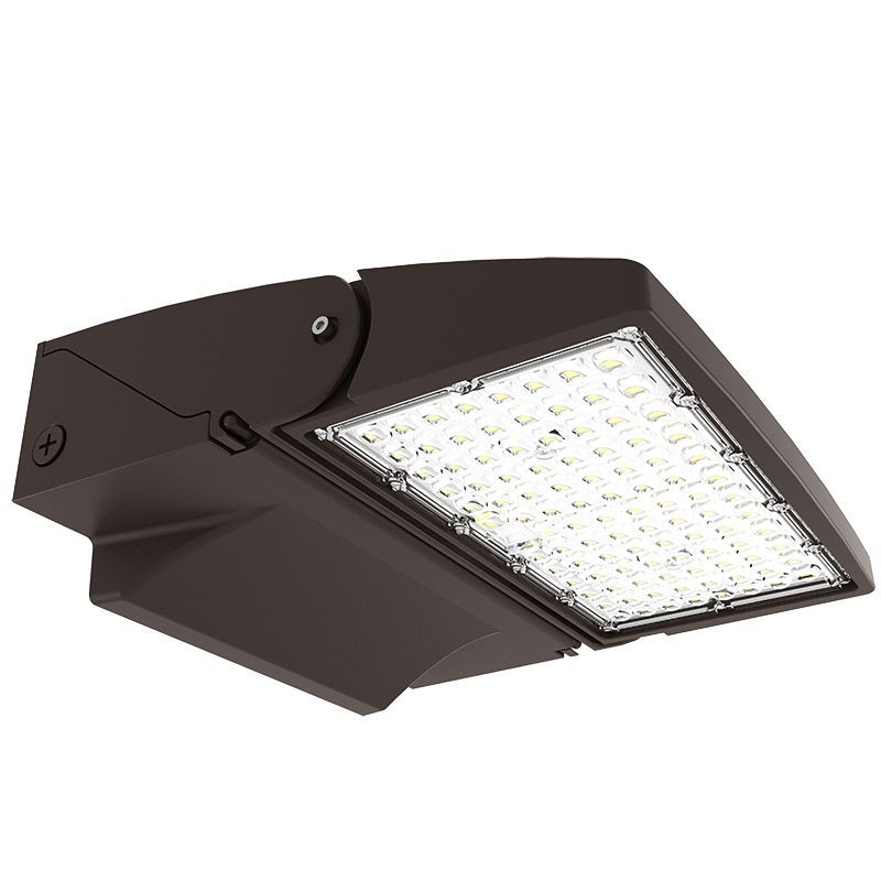 Westgate X-Gen Versatile Wall Pack 80W Selectable 3Cct Selectable, Bronze, Outdoor Lighting, 50W/65W/80W, 140 Lumens/W, 30K/40K/50K, Brown Finish, 0-10V