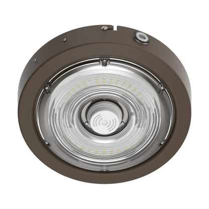 Westgate  Builder Series Indoor Round Canopy Light Selectable 30/40/50W 30/40/50K Sensor Ready With Em, Brz, Outdoor Lighting, 30W/40W/50W, 135 Lumens/W,  30K/40K/50K