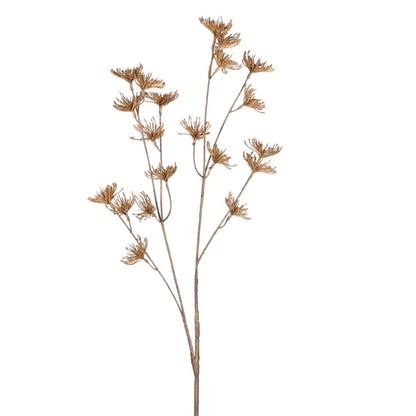 Vickerman 26" Artificial Beige Anne Lace Spray. Includes 4 sprays per pack.