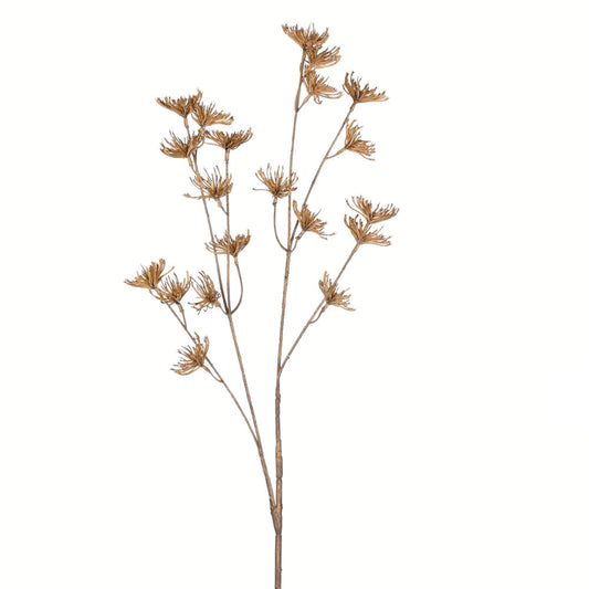 Vickerman 26" Artificial Beige Anne Lace Spray. Includes 4 sprays per pack.