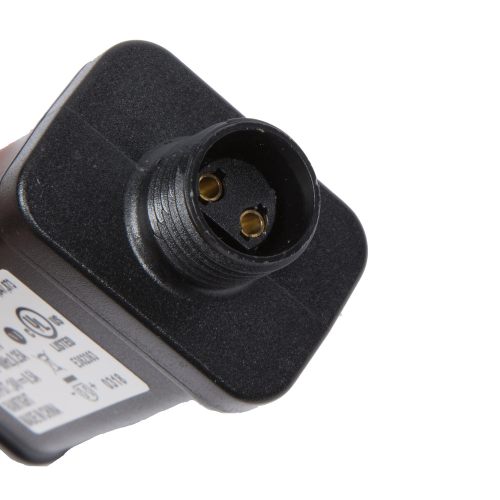 Vickerman 144 Orange LED Cluster Light Set 24' Christmas Light Set Black Wire