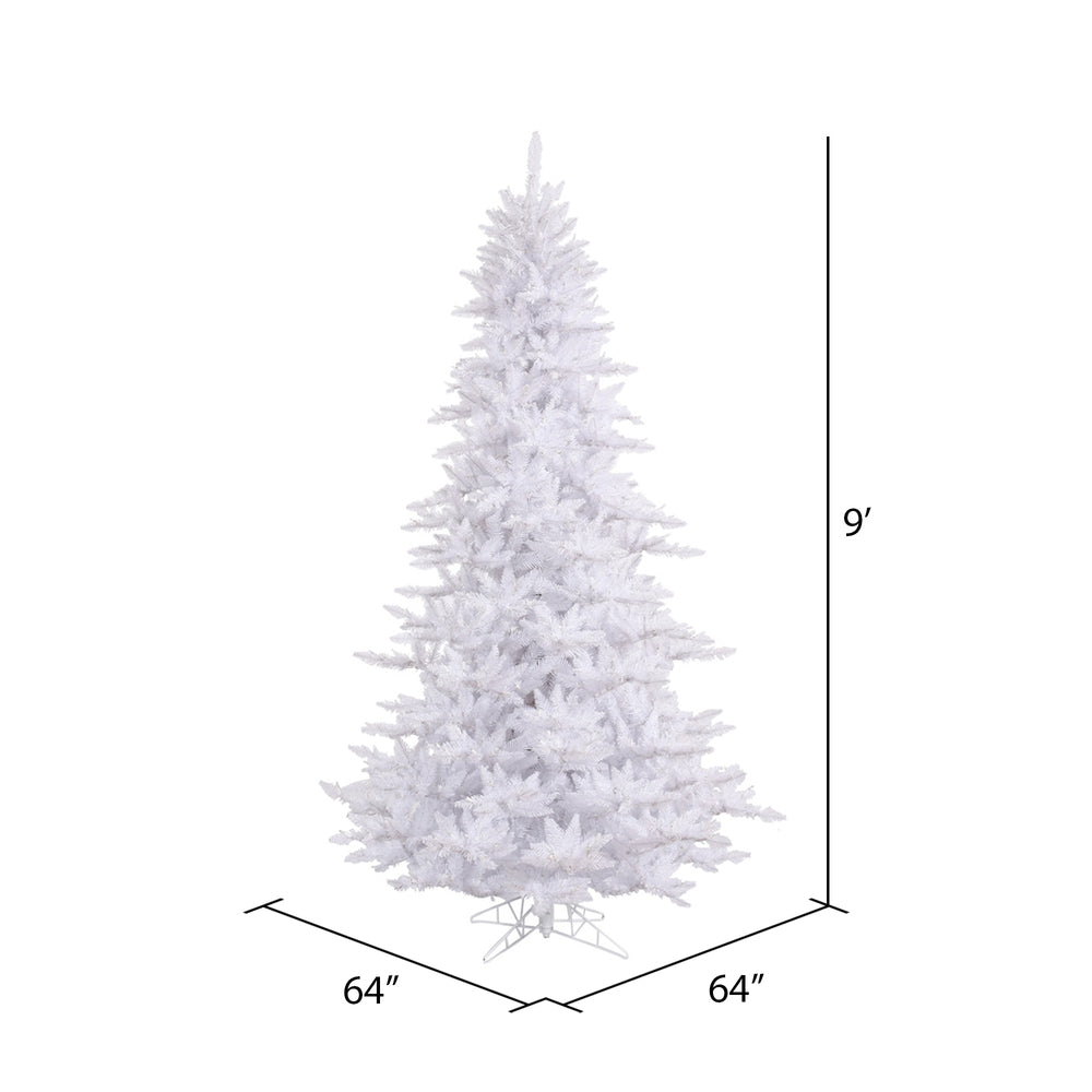Vickerman 9' White Fir Artificial Christmas Tree Unlit