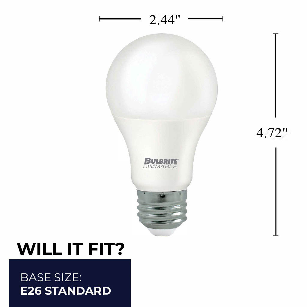 Bulbrite 774269 LED Filament 15 Watt A19 Light Bulb with a Frost Finish and a Medium Screw (E26) Base - 3000K (Soft White Light) 1600 Lumens