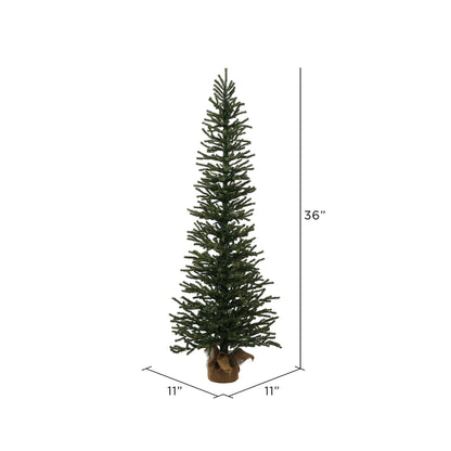 Vickerman 3' Mini Pine Artificial Christmas Tree Unlit