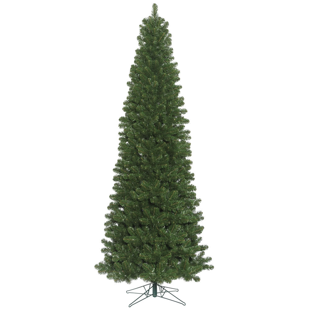 Vickerman 9.5' Oregon Fir Slim Artificial Christmas Tree Unlit