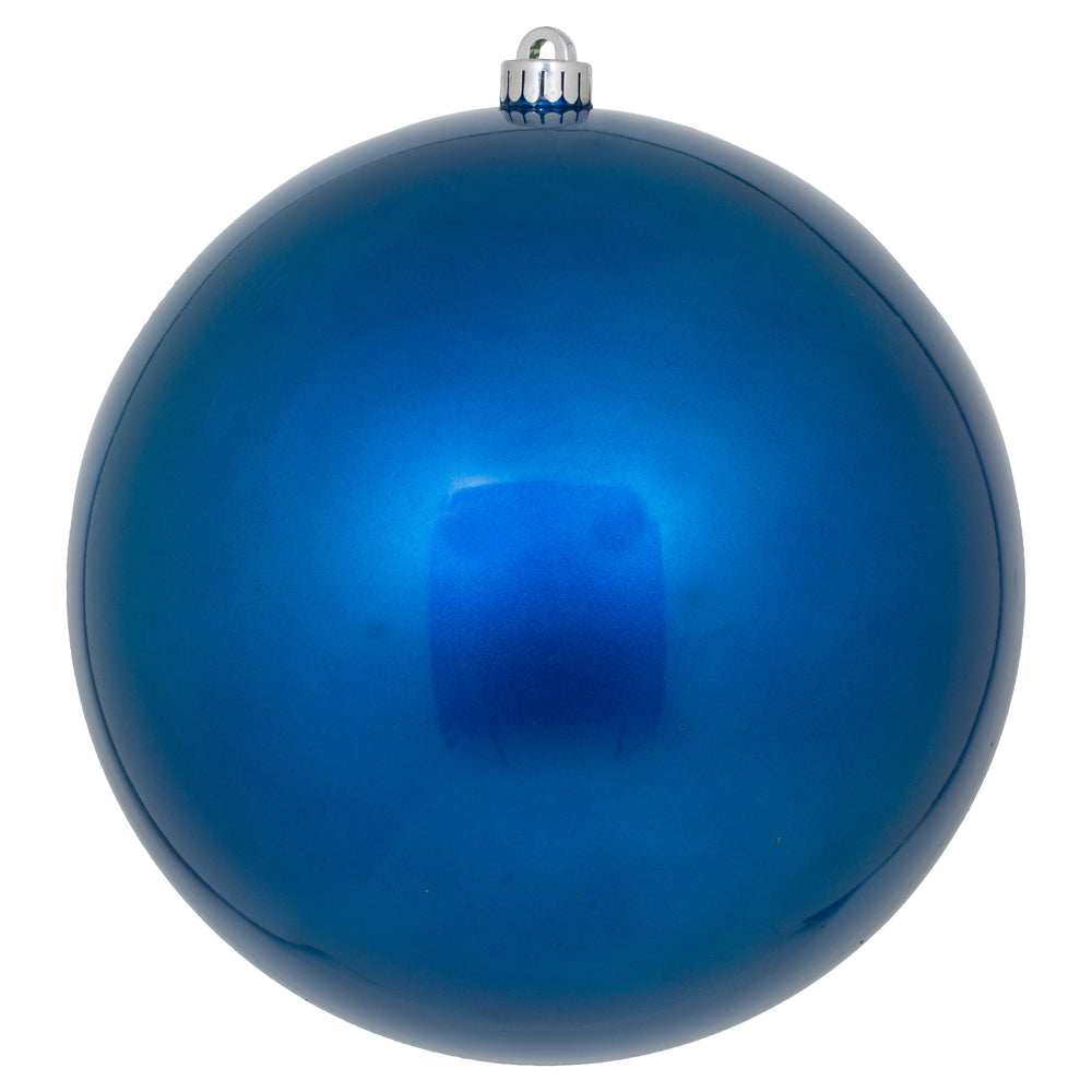 Vickerman 10" Blue Candy Ball Ornament