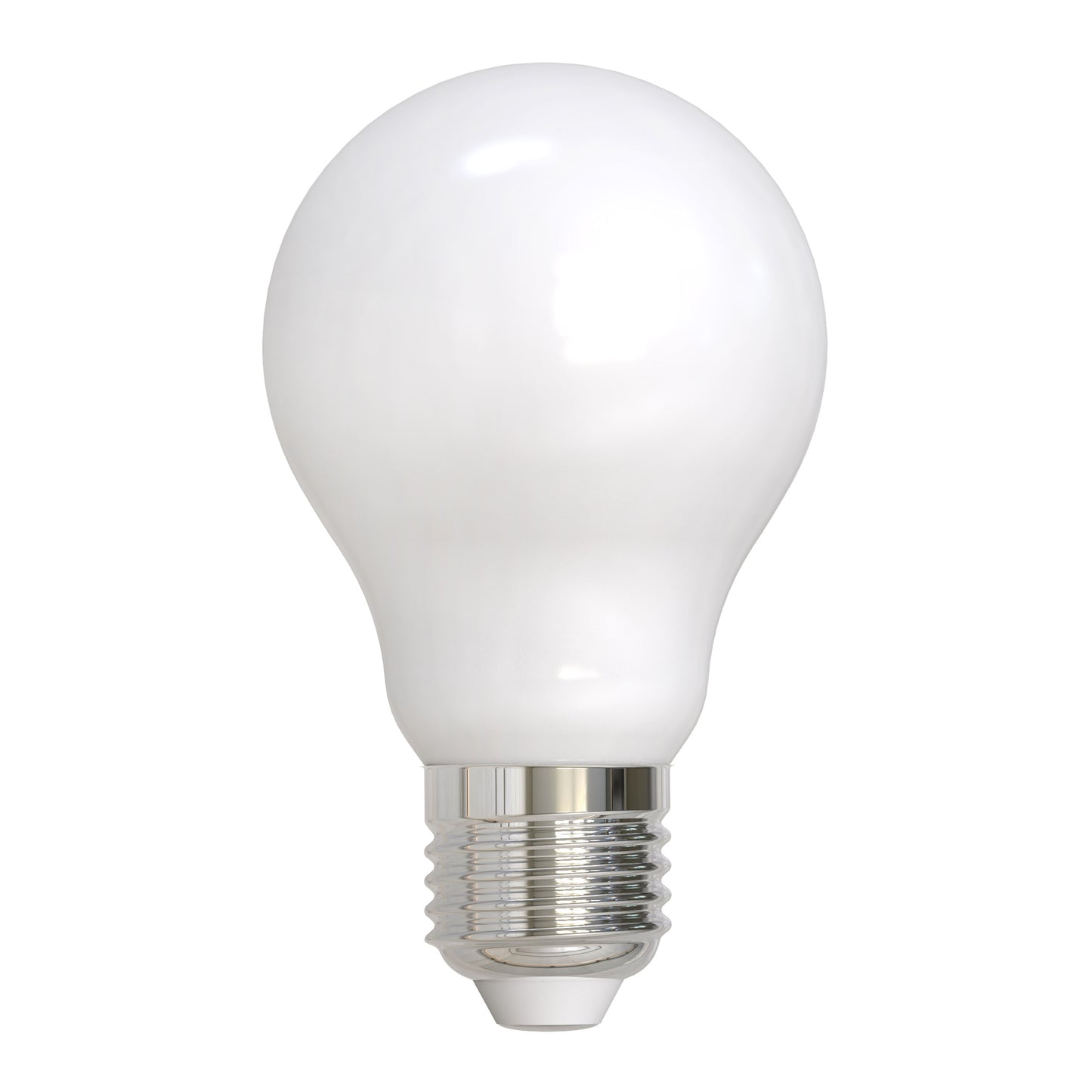 Bulbrite LED Filament 7 Watt Dimmable A19 Light Bulbs with Milky Finish and Medium (E26) Base - 2700K (Warm White Light), 800 Lumens