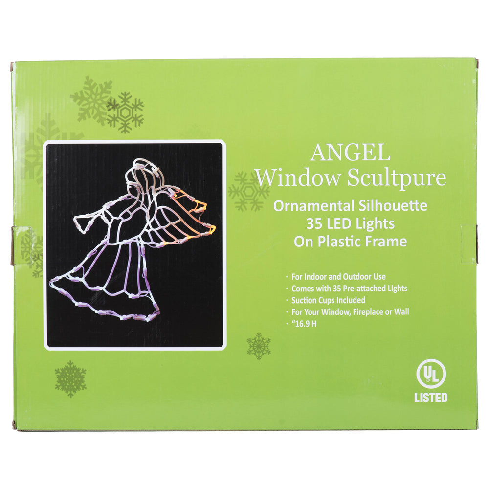 Vickerman 17" Angel Wire Silhouette with 35 LED Lights