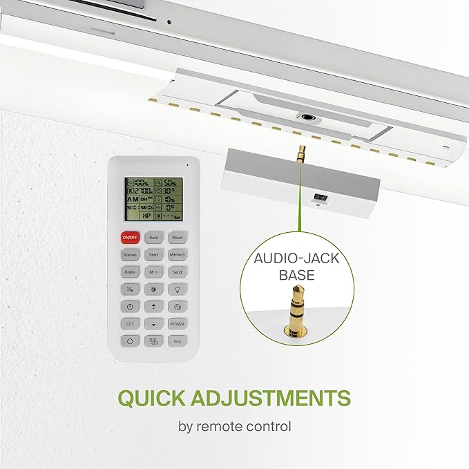 ASD Lighting Microwave motion sensor audio-jack dim 0-10V RC White