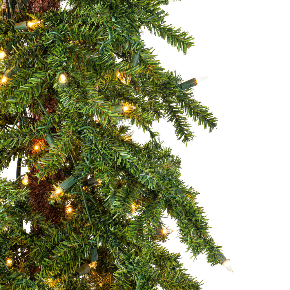 Vickerman 7' Natural Alpine Artificial Christmas Tree Clear Incandescent Lights