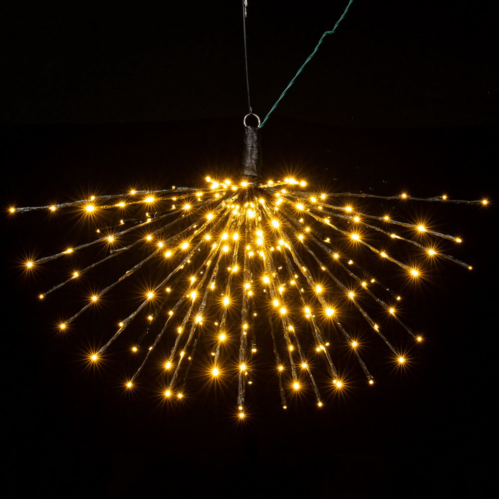 Vickerman 240Lt x 32" Black Starburst Warm White 5mm Twinkle LED Lights.