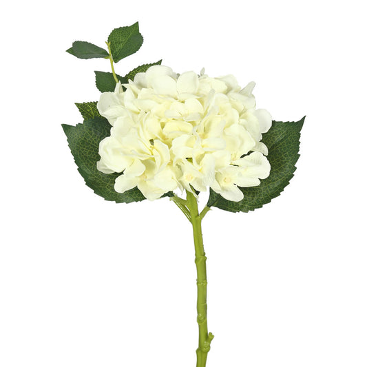 Vickerman 15" Short Stem Artificial Cream Hydrangea Set of 3