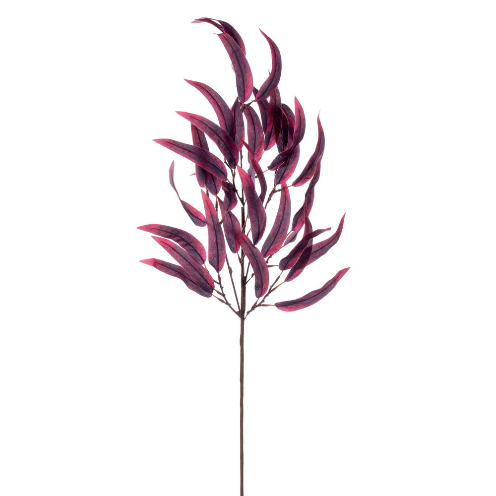 Vickerman 32" Burgundy Artificial Leaf Spray 2 per bag.