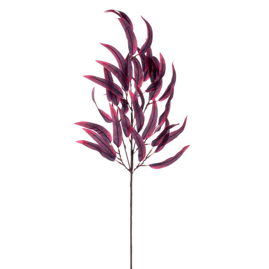 Vickerman 32" Burgundy Artificial Leaf Spray 2 per bag.