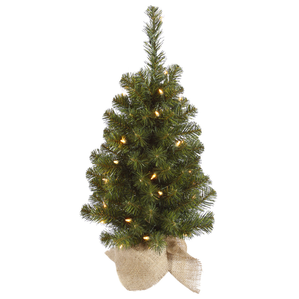 Vickerman 24" Felton Pine Artificial Christmas Tree Unlit