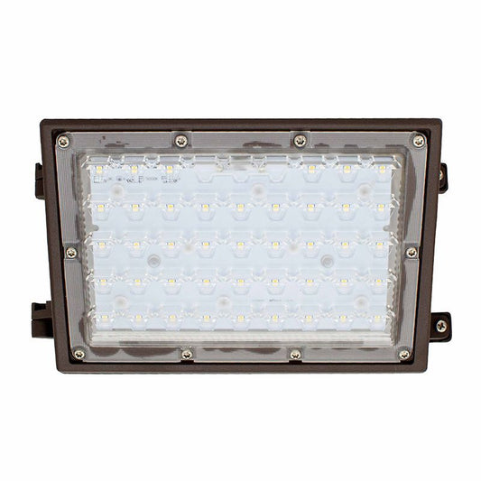 Westgate LED Non-Cutoff Wall Packs With Directional Optic Lens, Outdoor Lighting, 28W, 3640 Lumens, 4000K, Dark Bronze Finish