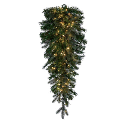 Vickerman 36" Douglas Fir Artificial Pre-Lit Teardrop Warm White 3mm Low Voltage LED Wide Angle Lights.