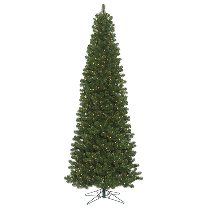 Vickerman 16' x 73" Oregon Fir Slim Artificial Christmas Tree Warm White LED Lights