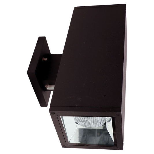 Westgate 5In Sq Wall Cyl. Up/Down Light 40W 30K/40K/50K Dual Dim. - Bronze, Outdoor Lighting, 40W, 3200 Lumens, 30K/40K/50K, Bronze Finish, TRIAC Dimming+
0-10V