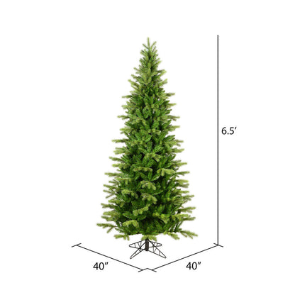Vickerman 6.5' x 40" Balsam Spruce Slim Artificial Christmas Tree Unlit