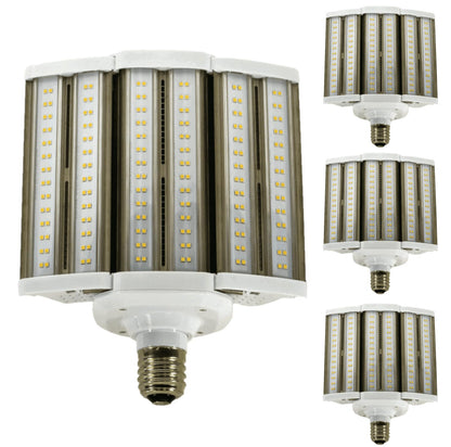 Damar- LED Parking Lot Street Lamp Fold Out to Burn 110W 12650 Lumens 4000K Cool White E39 Mogul Base 100-277V UL Listed Pack of 4- Commercial Security Flood Lights for Barn Yard Stadium Roadway