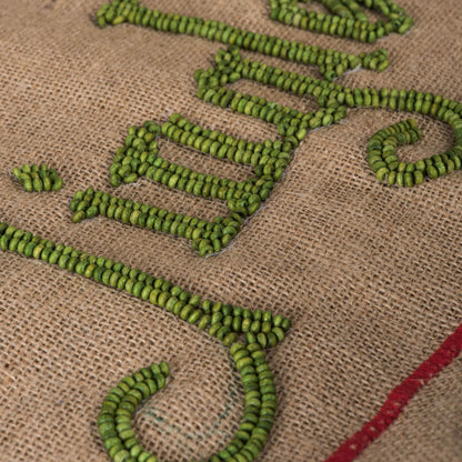 Vickerman Decorative 60" Burlap Jingle Collection Christmas Tree Skirt