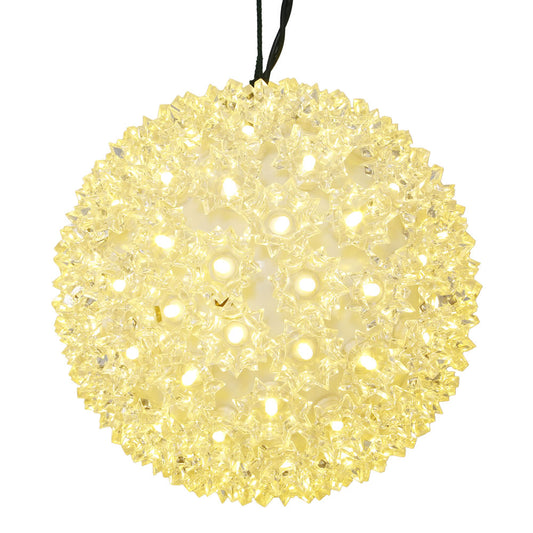 Vickerman 10" Starlight Sphere Christmas Ornament with 150 Warm White Wide Angle LED Lights