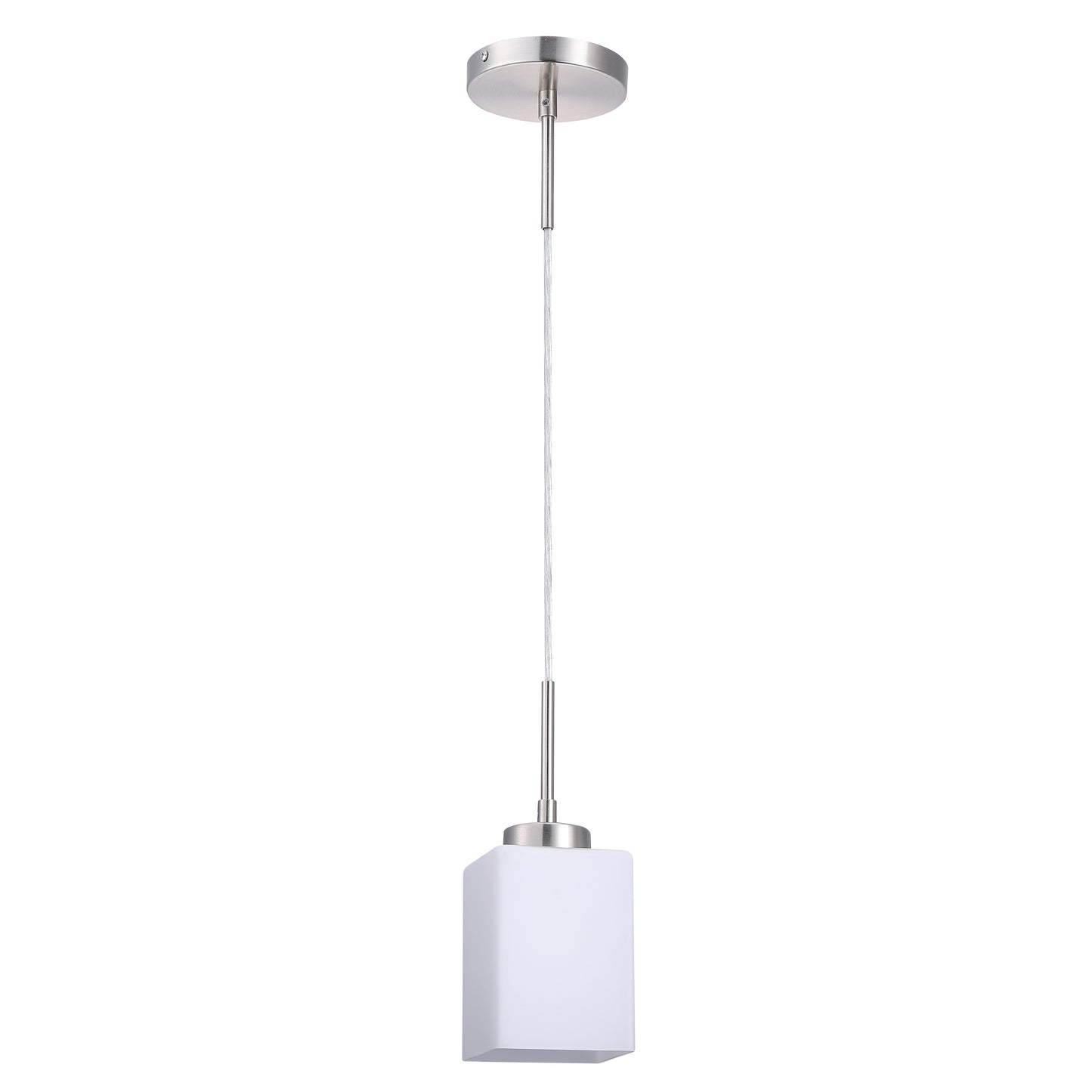 ASD Lighting Mini-Pendant 1xE26 60W 120V Satin Nickel ETL