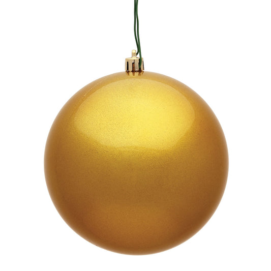 Vickerman 3" Honey Gold Candy Ball Ornament 12 per Bag