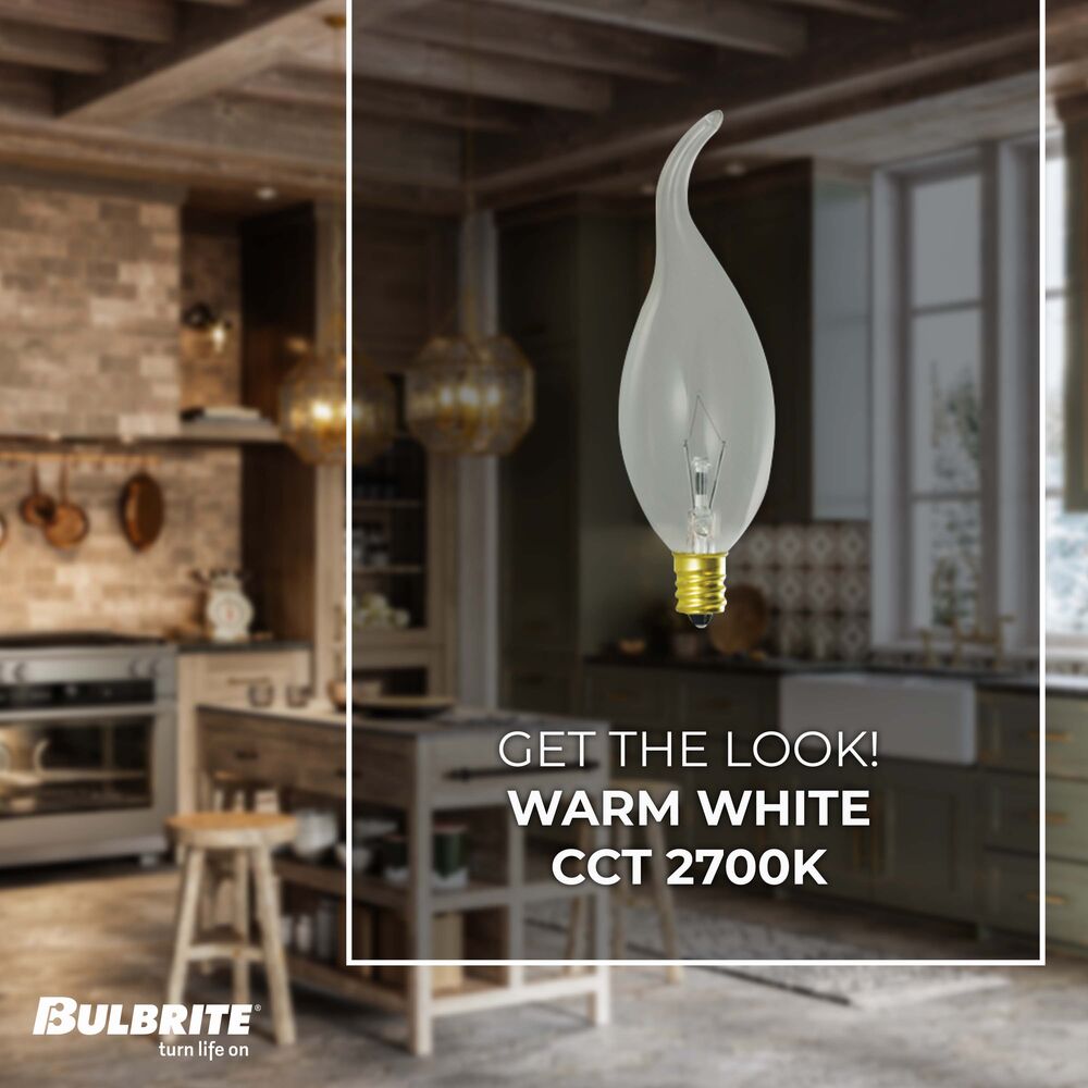 Bulbrite CA11 Candelabra Incandescent Bulb - Thumbnail 4