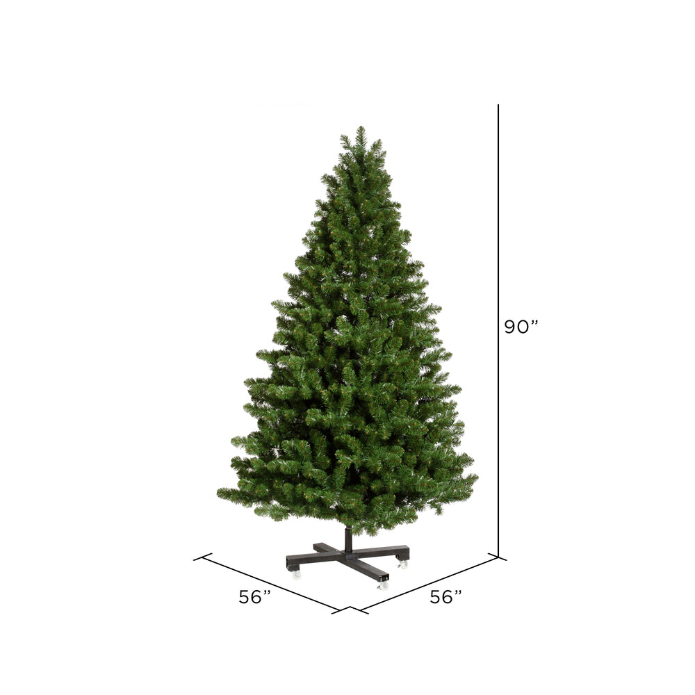 Vickerman 7.5' Medium Grand Teton Artificial Christmas Tree Unlit
