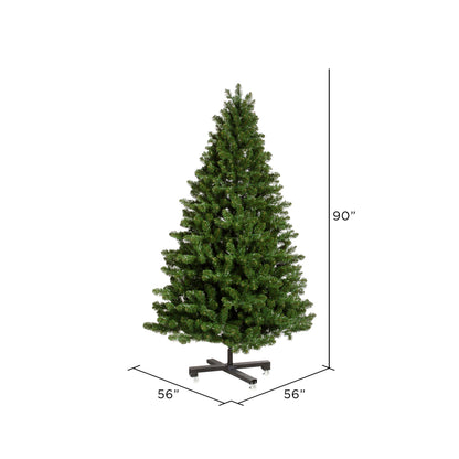 Vickerman 7.5' Medium Grand Teton Artificial Christmas Tree Unlit