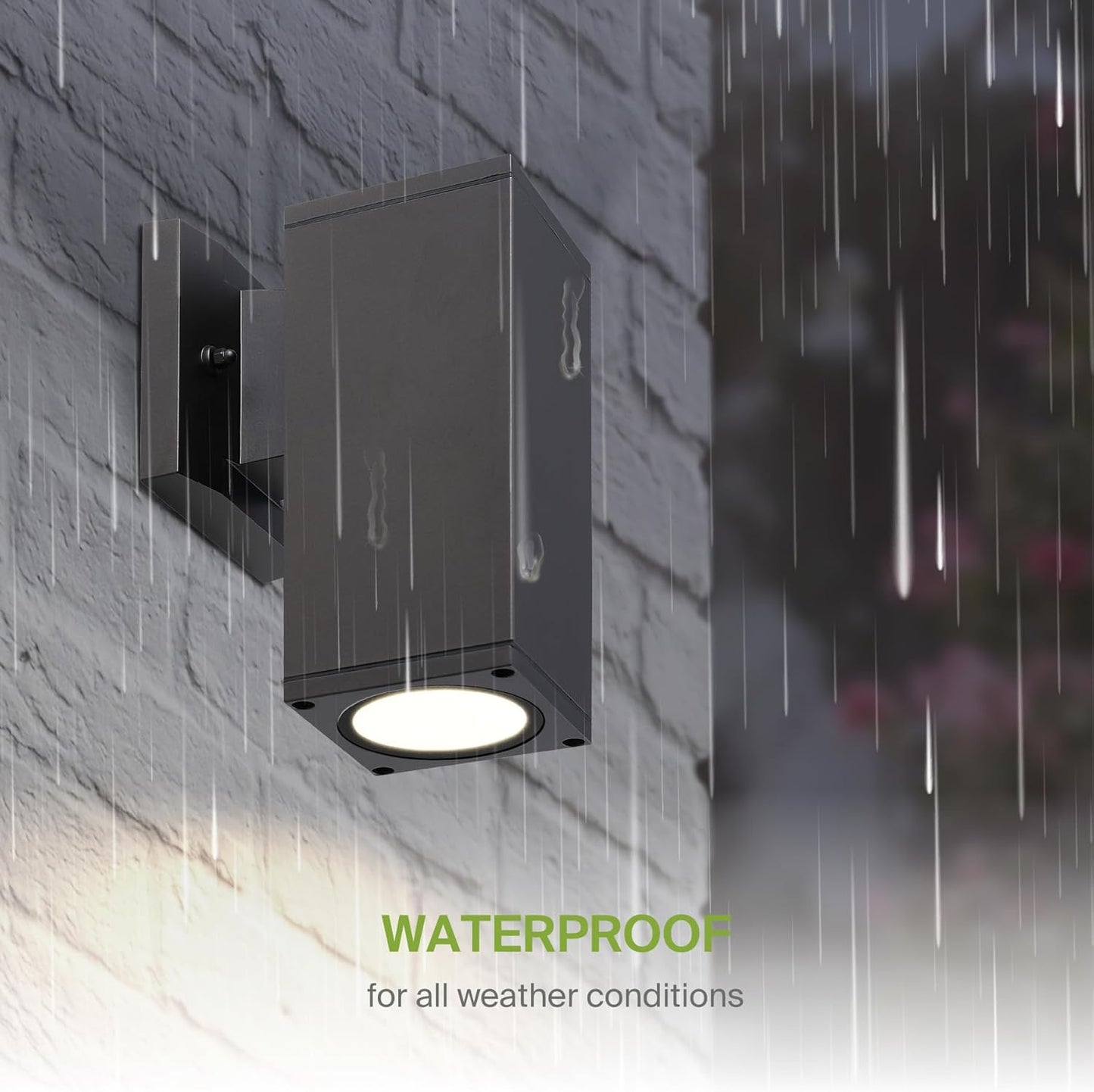 ASD Lighting LED Round Outdoor Wall Cylinder 9W CCT Selectable 3000/4000/5000K with Photocell Oil Rubbed Bronze ETL