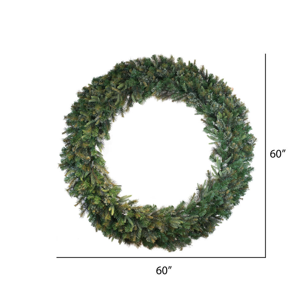 Vickerman 60" Cashmere Artificial Christmas Wreath Unlit