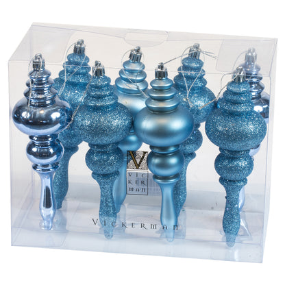 Vickerman 7" Periwinkle Finial 4 Finish Asst 8Bx