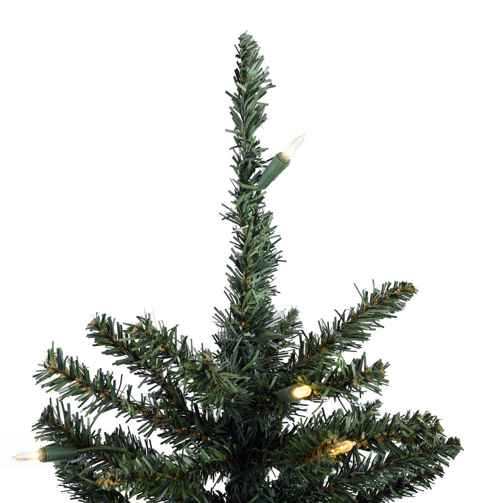 Vickerman 24" Anoka Pine Artificial Christmas Tree Warm White Dura-lit LED Lights