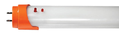 Damar- 4Ft T8 LED Emergency Tube Light Bulb Emergency Mode: 680 Lumens for 90mins Single-Ended Bypass 15W 2000 Lumen 6500K Daylight G13 Base 120-277V Pack of 10- Fluorescent Replacement for Garage