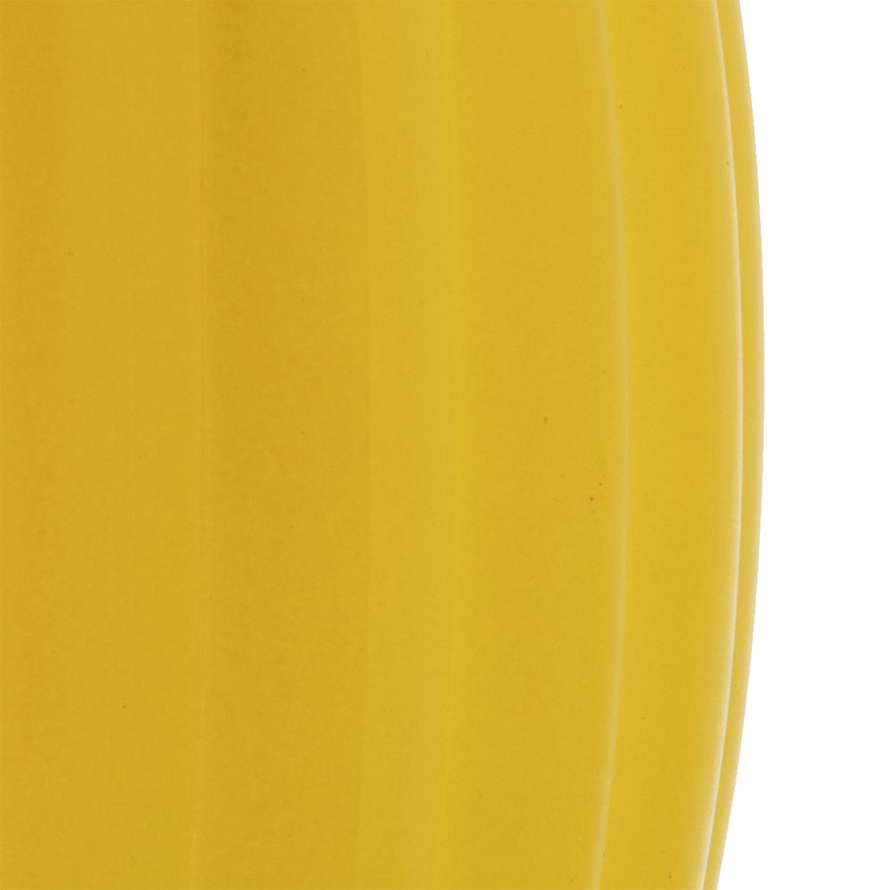 Vickerman 8" Yellow Matte Line Finial Ornament Pack of 4