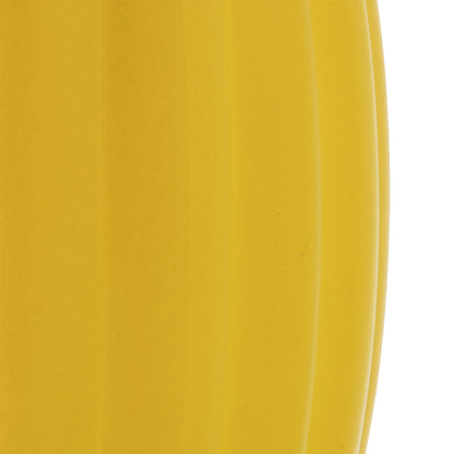 Vickerman 8" Yellow Matte Line Finial Ornament Pack of 4