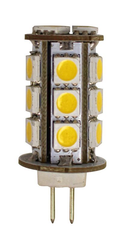 Westgate G4 Base Lamp 3W 18 X SMD 5050, 12V AC/DC 2700K 1.49Inches X .709 Dia, Residential Lighting, 3W, 250 Lumens, 2700K