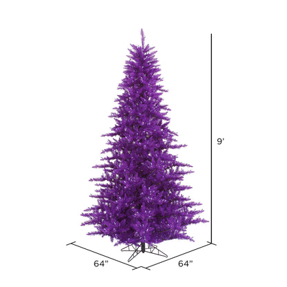 Vickerman 9' Purple Fir Artificial Christmas Tree Unlit