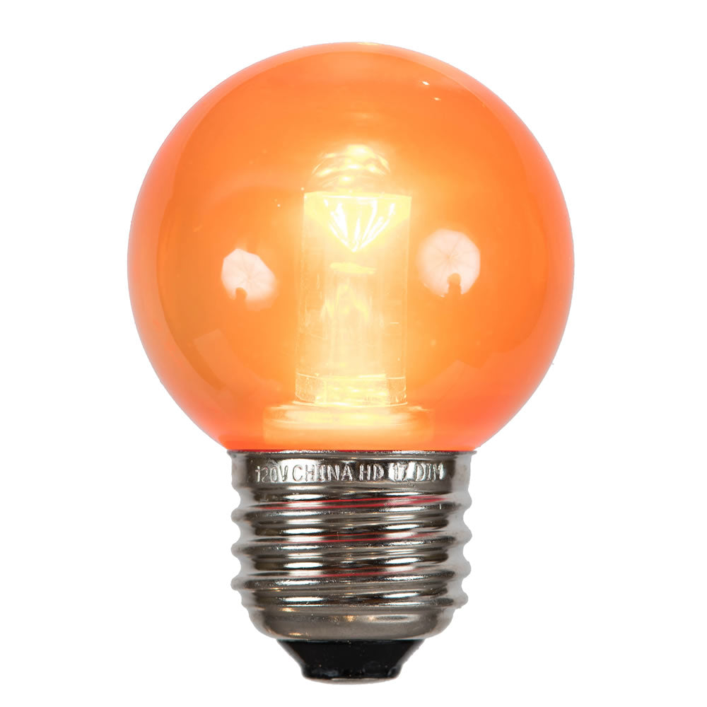 Vickerman G50 ORANGE SMD Tube LED Bulb 10/Bag