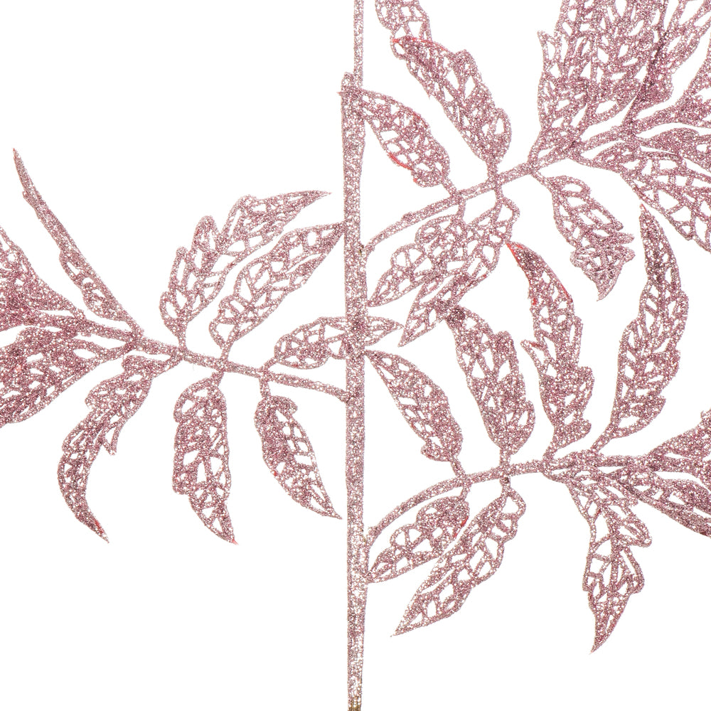 Vickerman 22" Mauve Glitter Sumac Artificial Christmas Spray. Includes 6 sprays per pack.