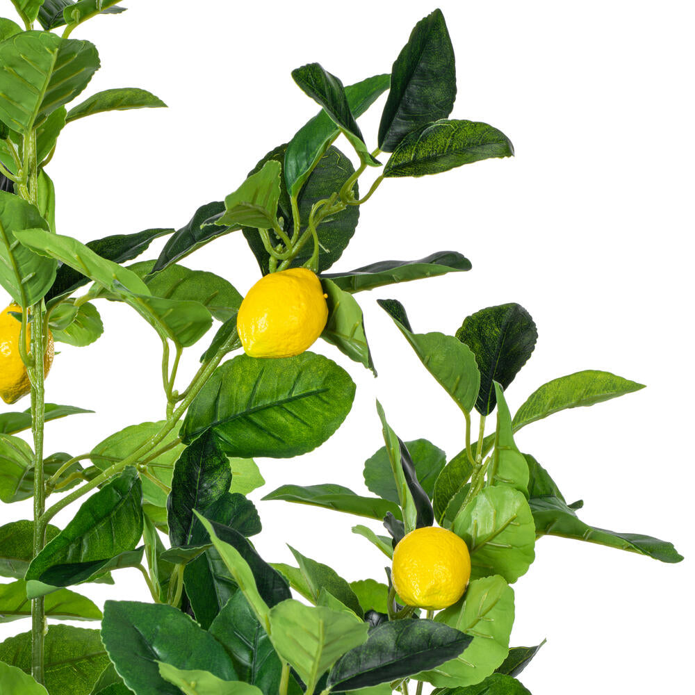 Vickerman 51" Artificial Green and Yellow Real Touch Lemon Tree.