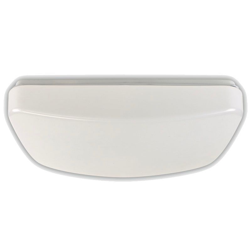 Westgate Flush-Mount Cloud Fixture - Square 14" 18W 4000K 1800 Lumens, ETL & ES, Residential Lighting, 22W, 1800 Lumens, 4000K, White Finish, Dimmable Down To 10% Using An Approved Dimmer