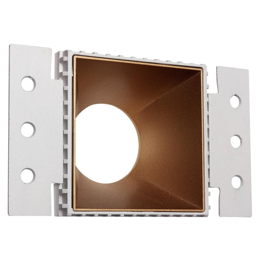 Westgate 4 LED Trimless Recessed Lights, Residential Lighting, 10W, 700 Lumens, 3500K, Matte Gold Finish, TRIAC LED Dimmer