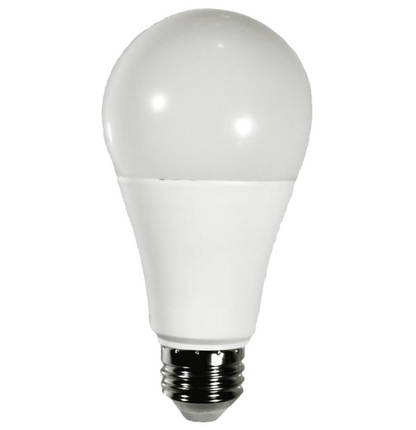 Damar A21 LED Light Bulb 17W 2000 Lumen E26 Medium Base 2700K Warm White for Home Living Room Bedroom Office Garage Warehouse Garden Light Bulb 120-277V CRI80 220° Beam Angle White Finish