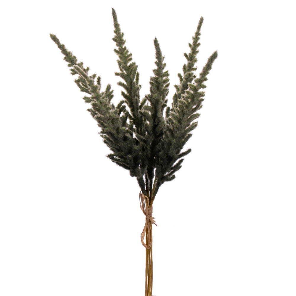 Vickerman 19.5" Dark Green Artificial Dried Wheat Bundle 3 pieces per bundle