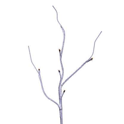 Vickerman 3' Brown Frosted Twig Tree Warm White 3mm Wide Angle LED lights